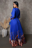 "Oh Bliss" Pleated Maxi Dress