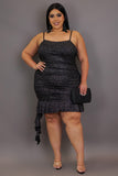 Plus Size Shimmer Me Mini Dress