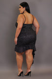 Plus Size Shimmer Me Mini Dress