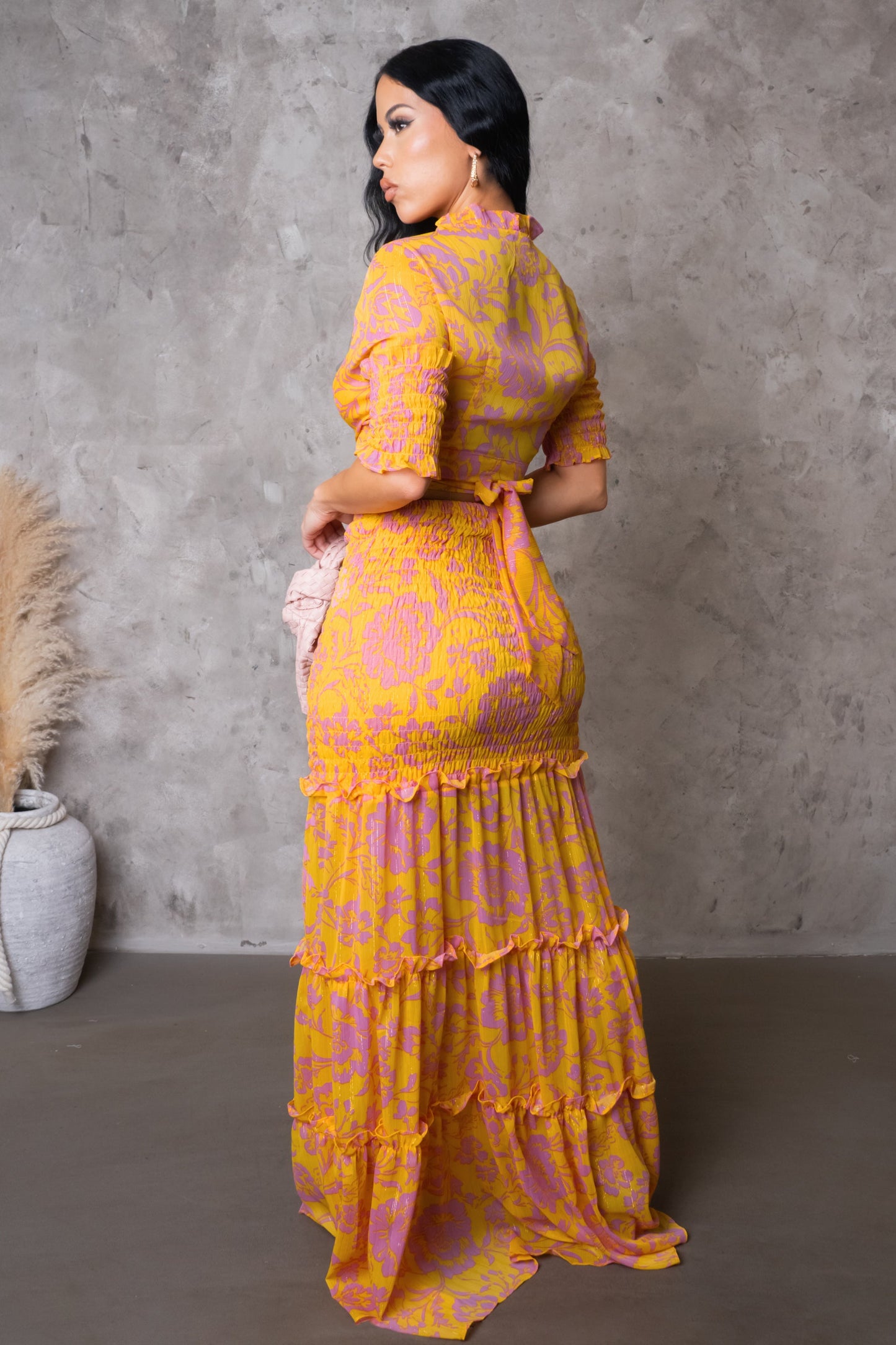 Vacation Tiered Skirt & Top Set