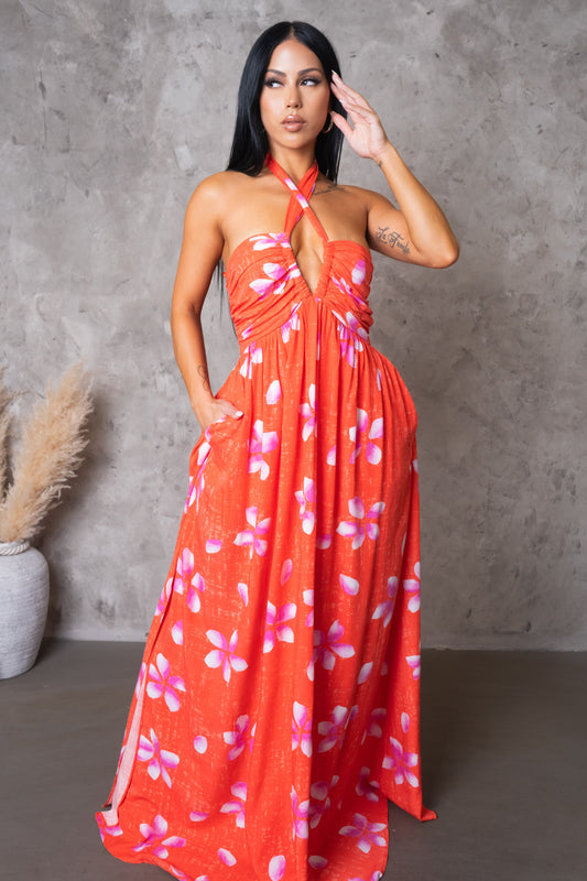 Hawaiin Breeze Maxi Dress