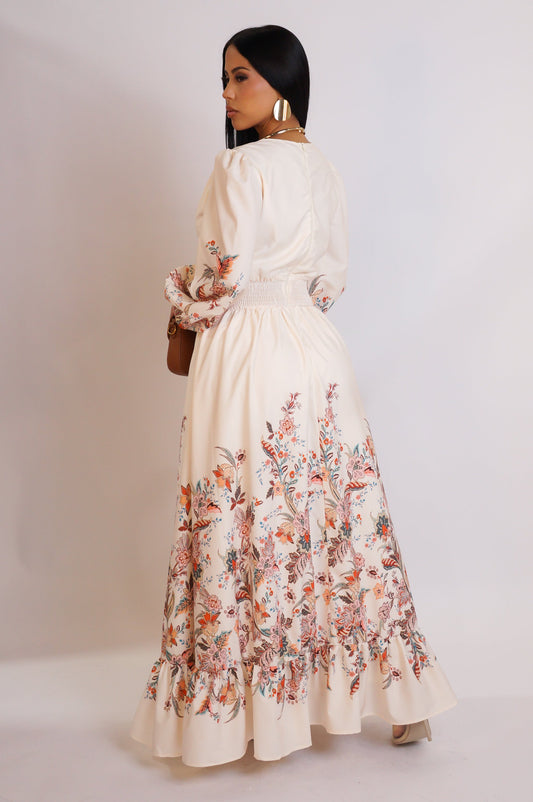 My Way Maxi Dress- Cream