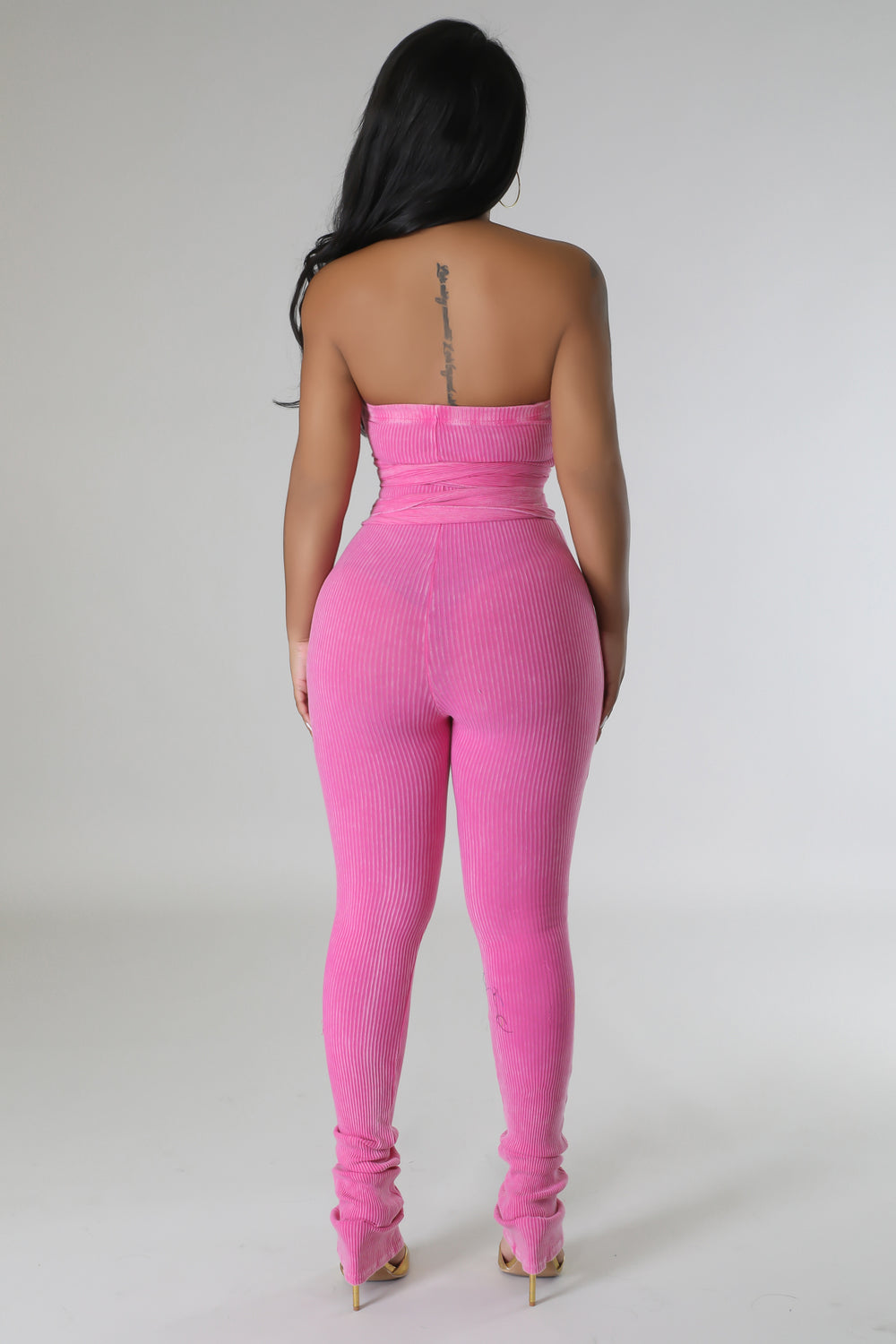 "Tie Me Up" Multi-Wear Ribbed Jumpsuit