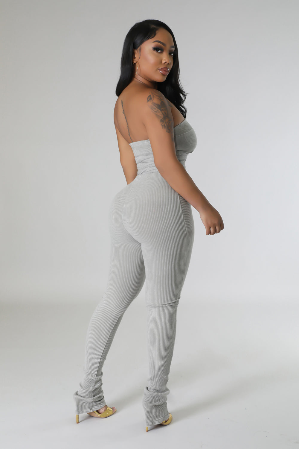 "Tie Me Up" Multi-Wear Ribbed Jumpsuit