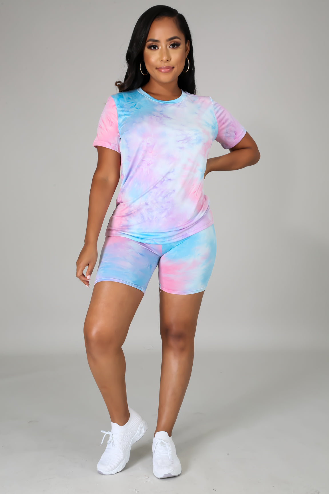 Tie Dye Biker Shorts Set (Special Sale)