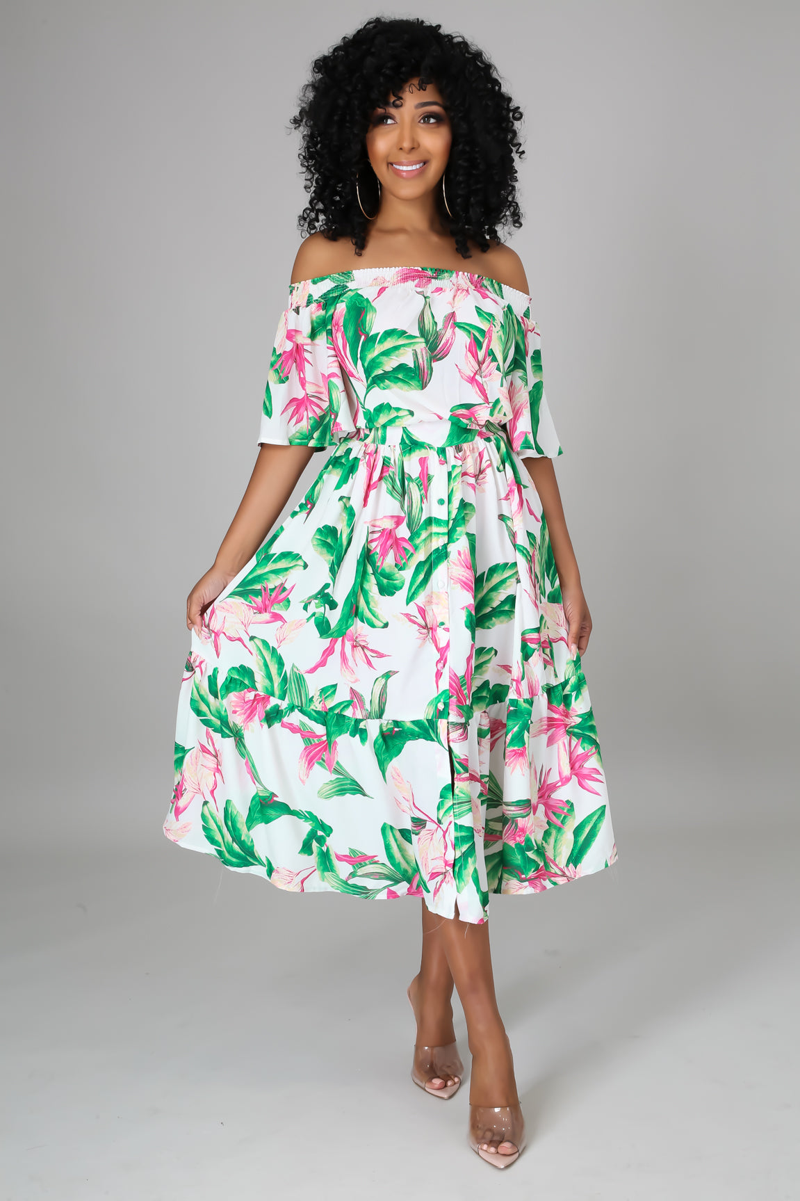 Off Shoulder Picnic Dress