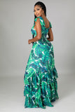 Green Garden Maxi Dress