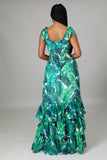 Green Garden Maxi Dress