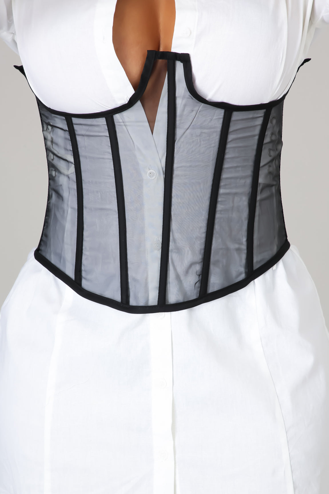 Black Sheer Fashion Corset