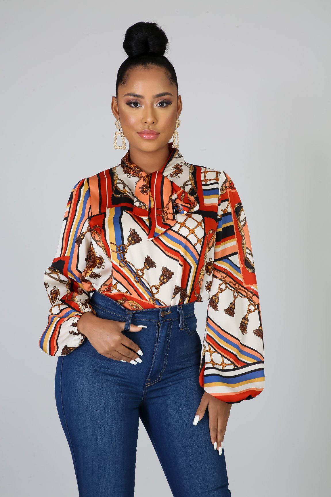 Crowned High Waist Skirt Set