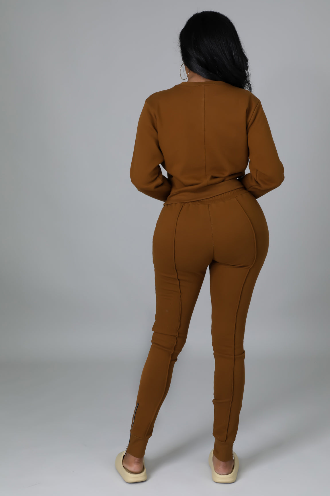 Brown Pants & Top Set