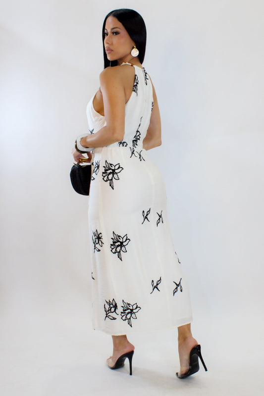 Spring Beginnings Dress- Ivory