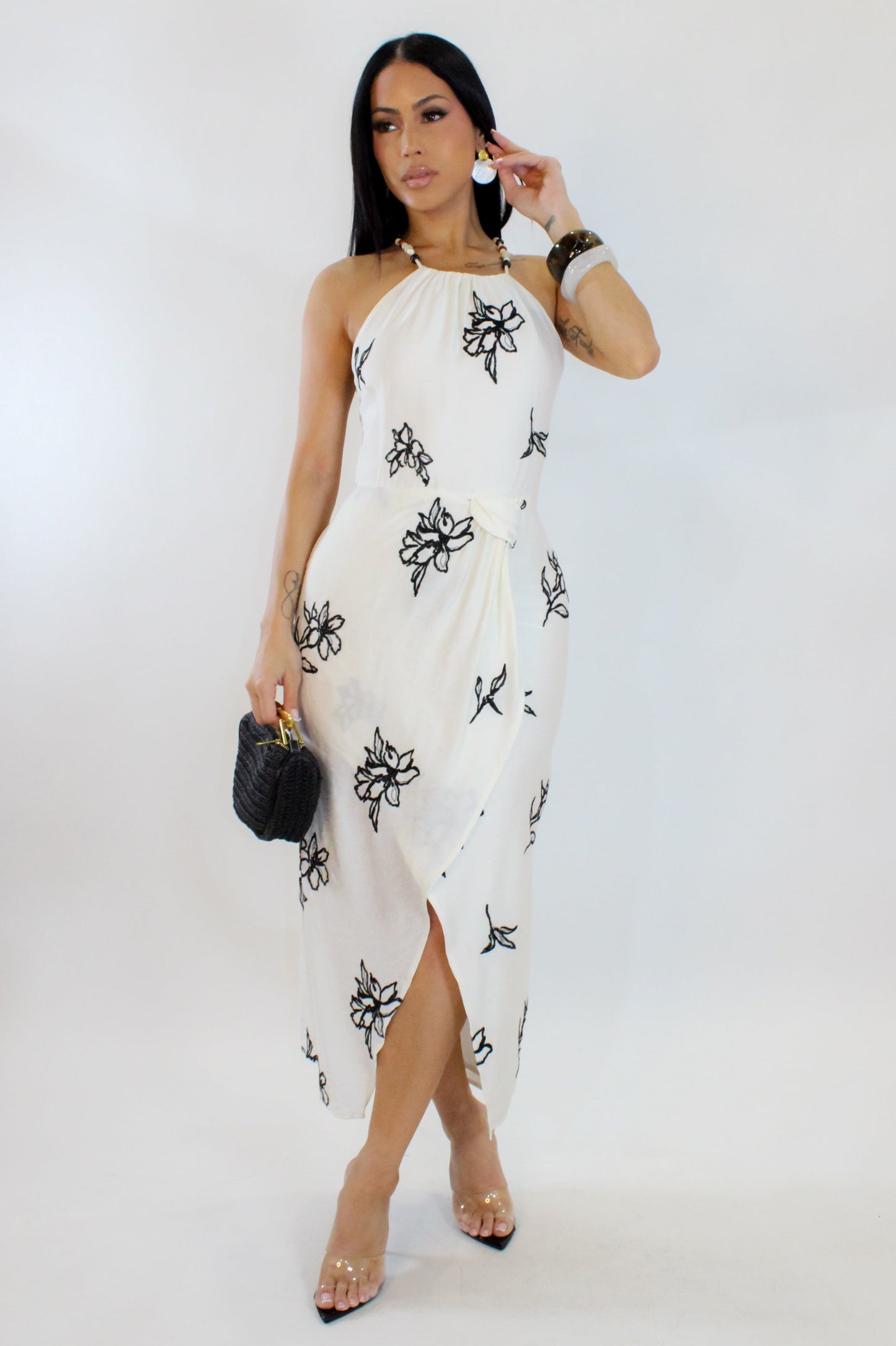 Spring Beginnings Dress- Ivory