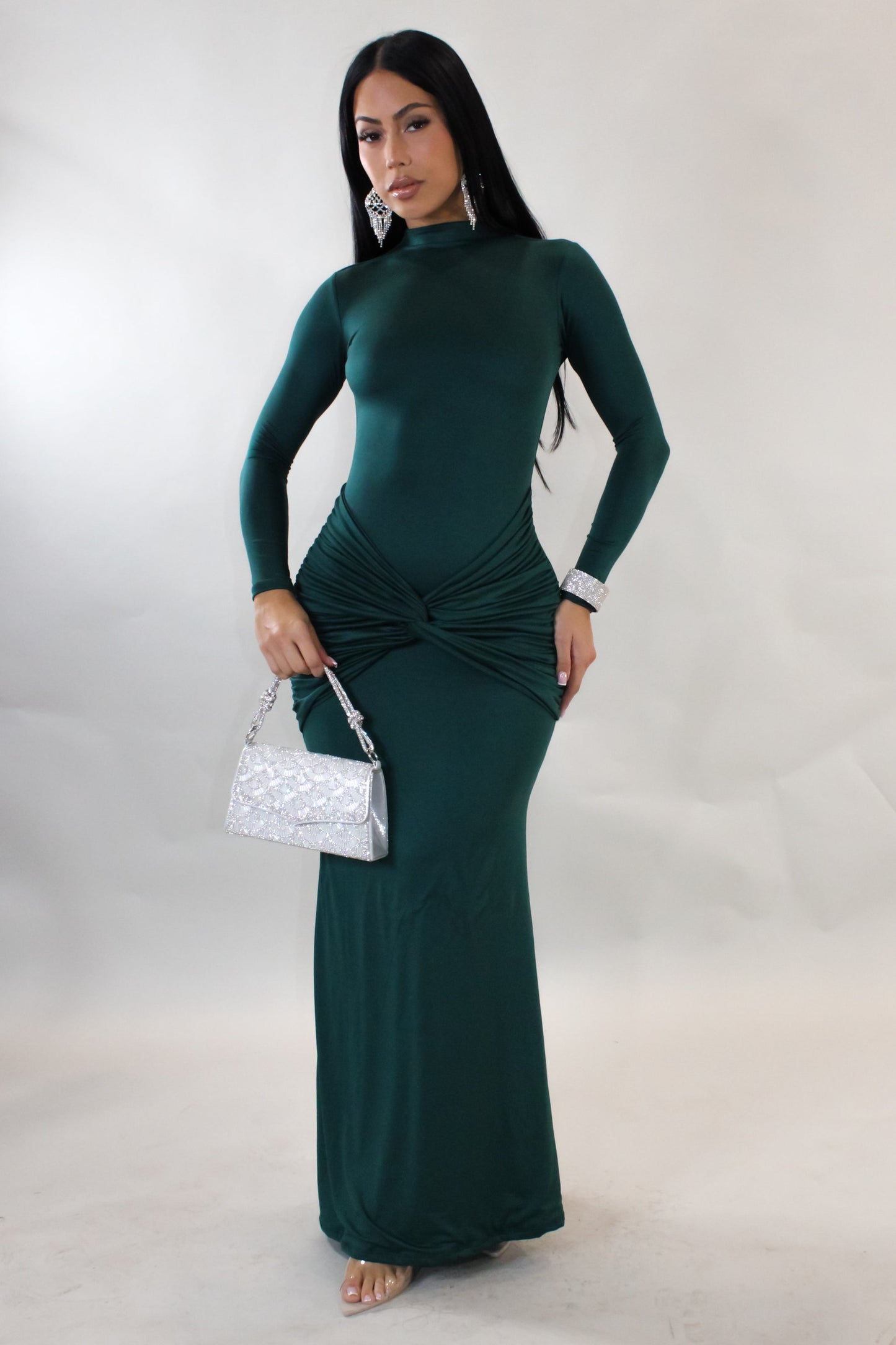 Pretty Girl Maxi Dress- Green