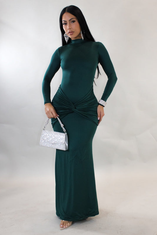 Pretty Girl Maxi Dress- Green