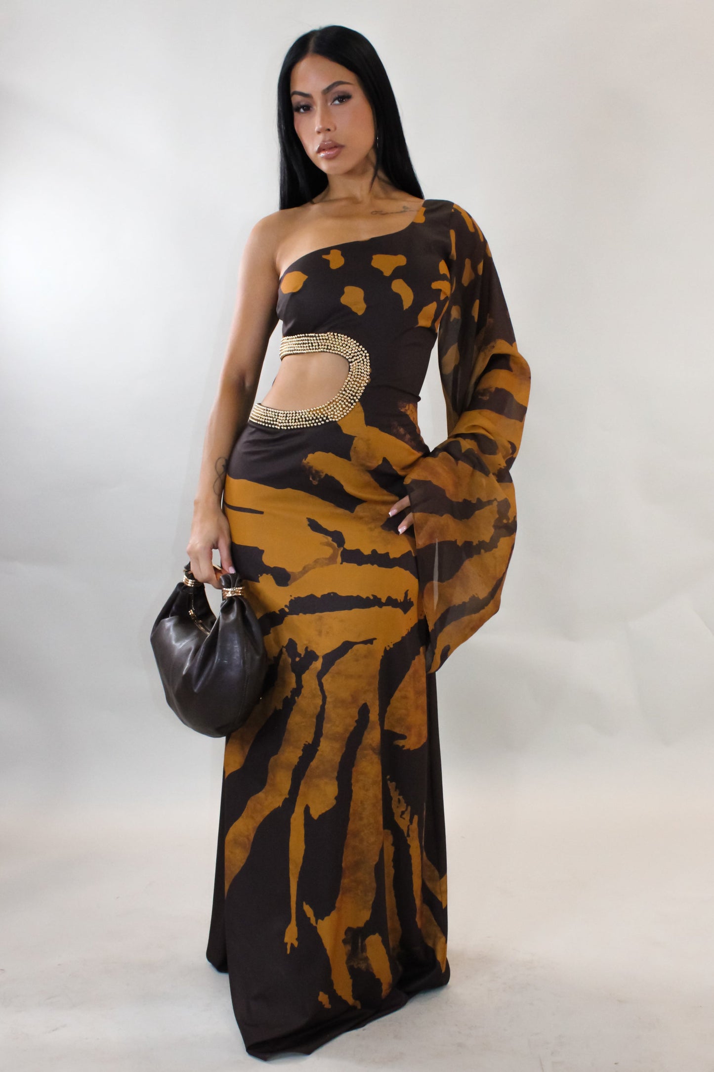 Safari Princess Maxi Dress