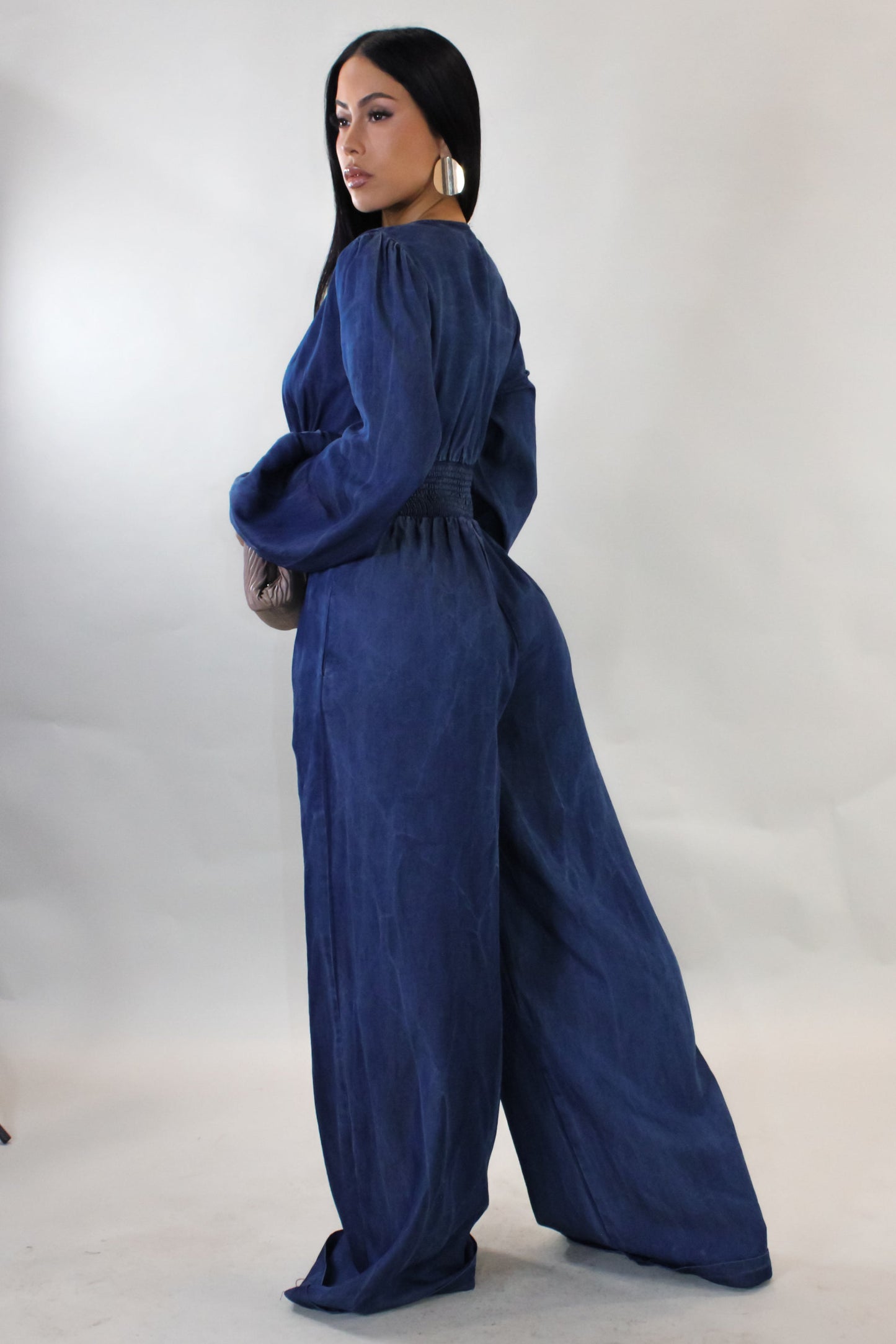 Get Me Right Jumpsuit- Denim