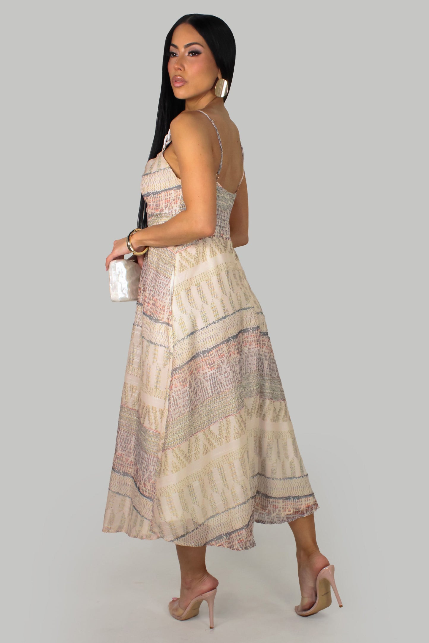 Adela's Roped Strap A-Line Dress