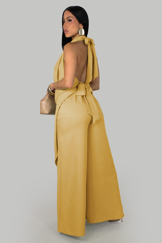 Oversize Pants Set- Yellow