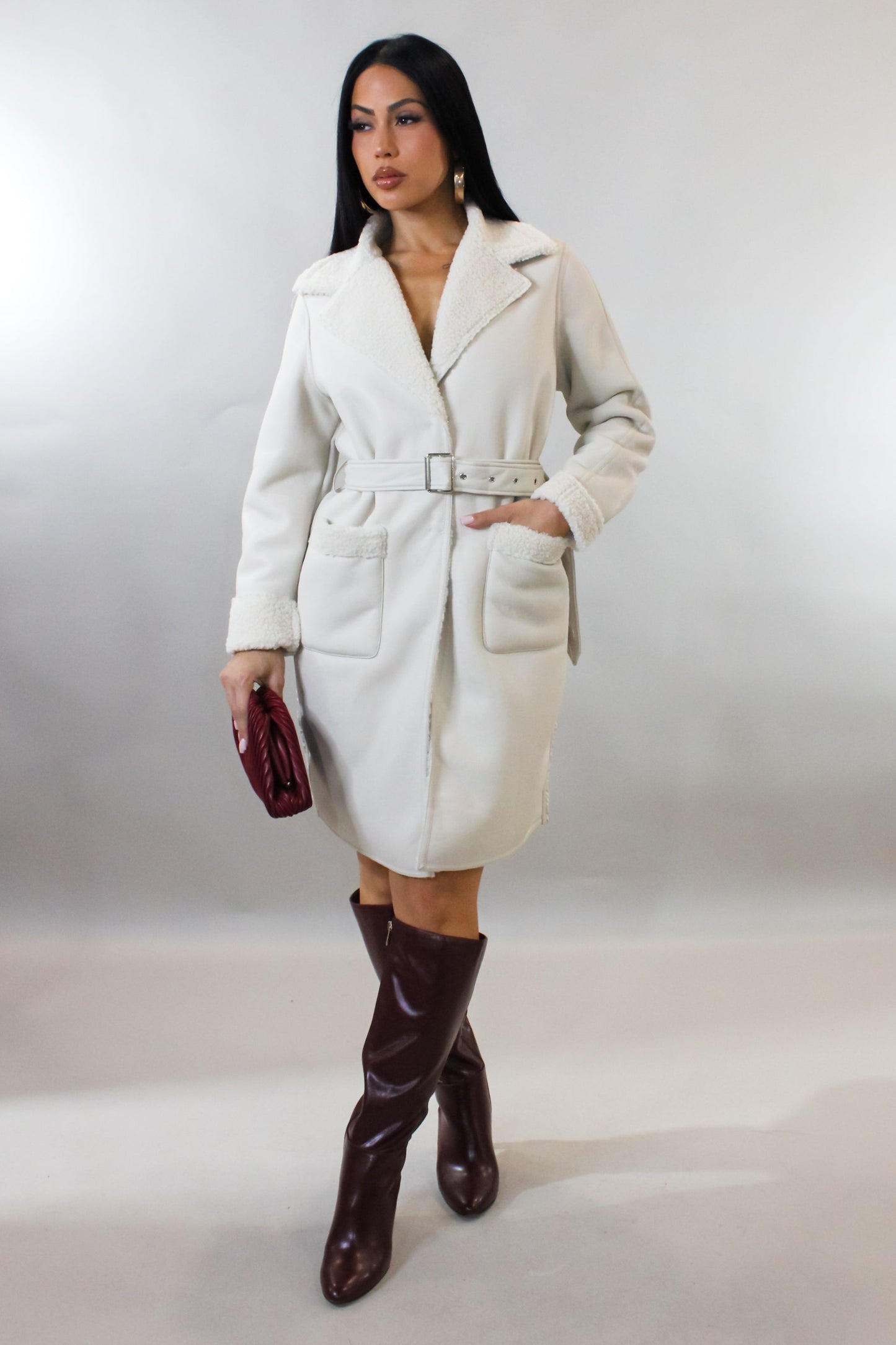 Like a Reward Coat- Cream