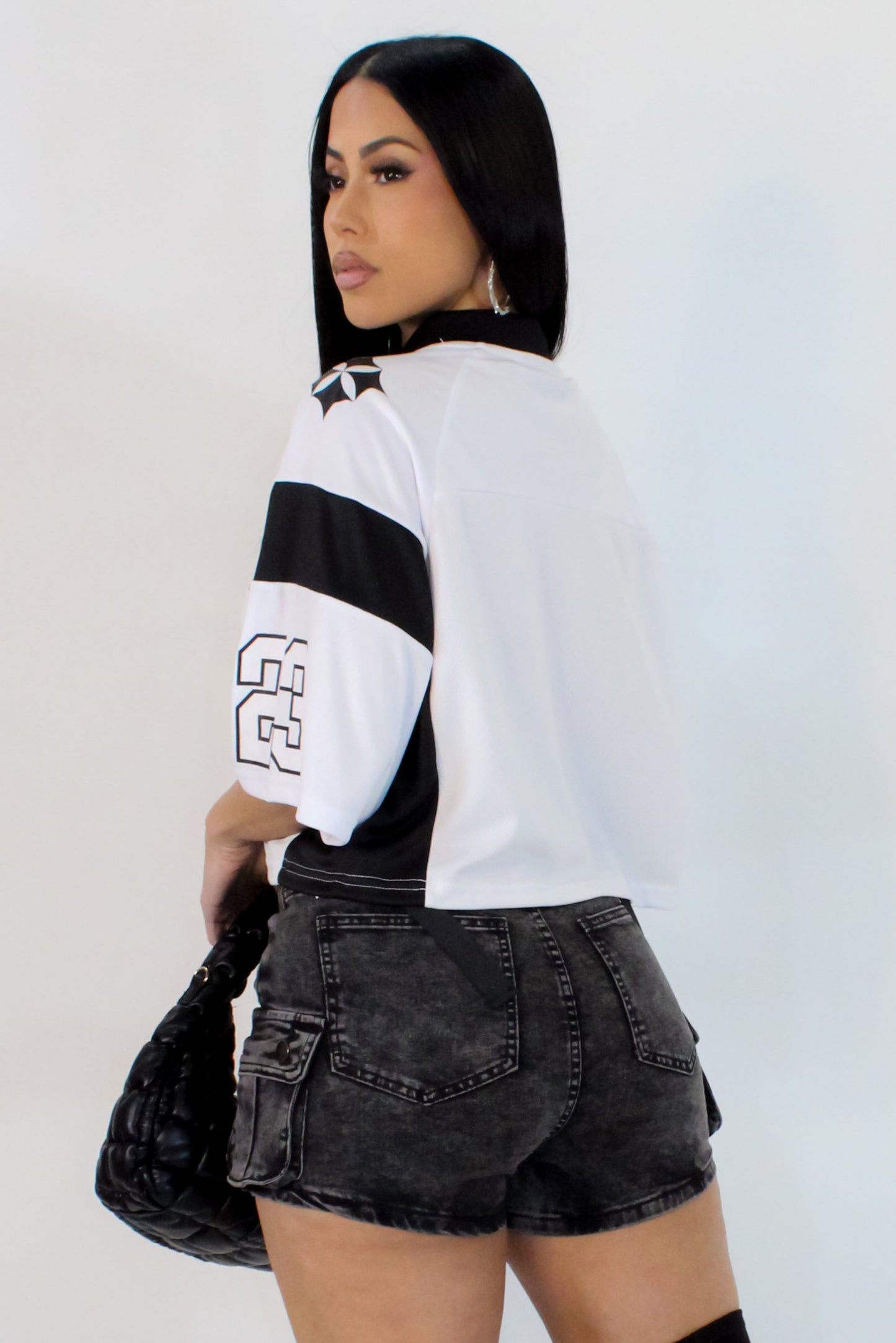 Legendary 23 Jersey Top- White