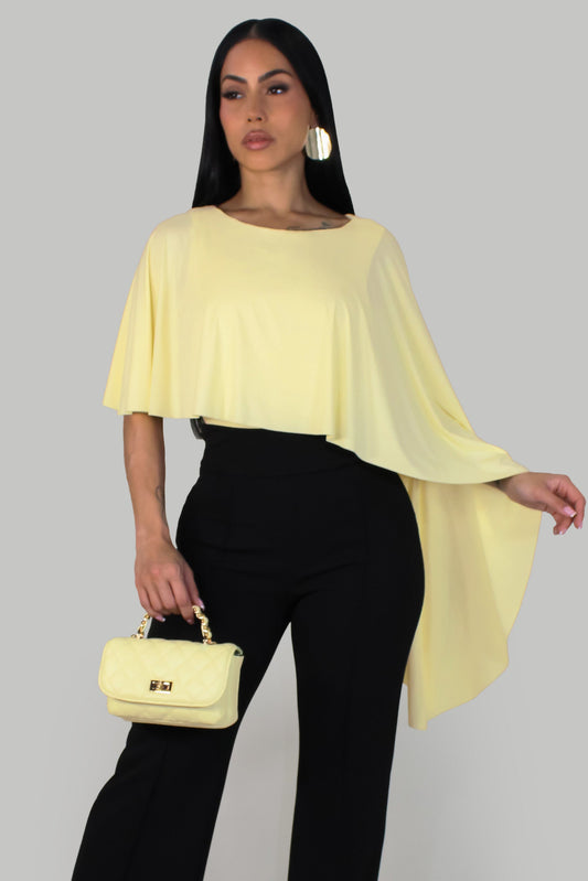 Draped Bodysuit Top- 3 Colors