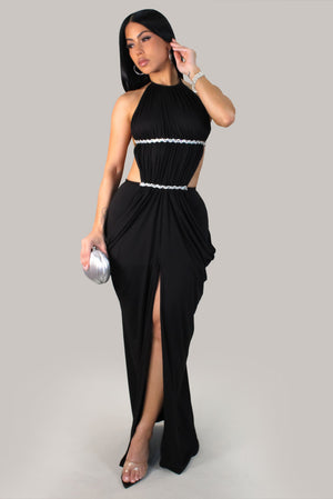Dreams of Jupiter Gala Dress-Black