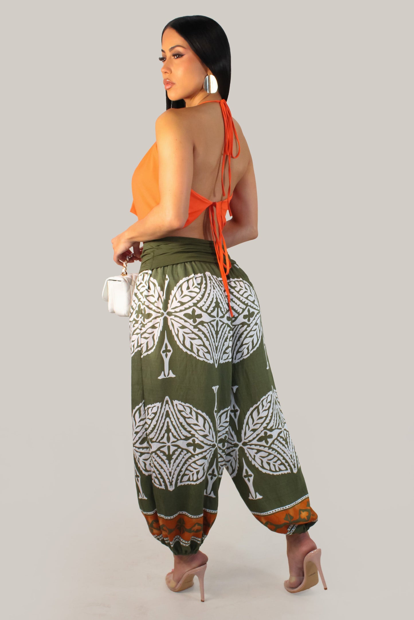 Bora Bora Harem Pants- Olive