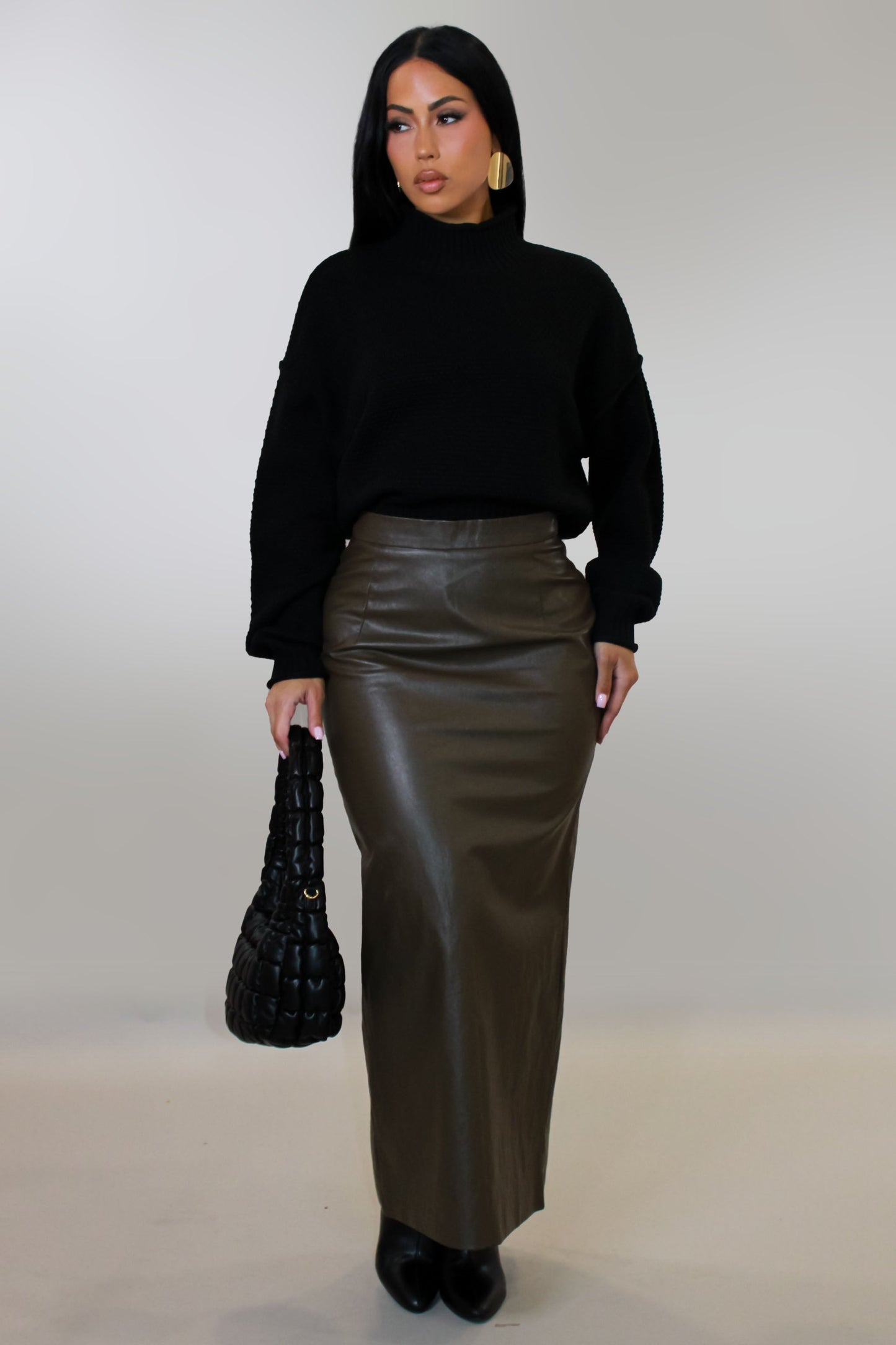 In Agreement Skirt- Brown