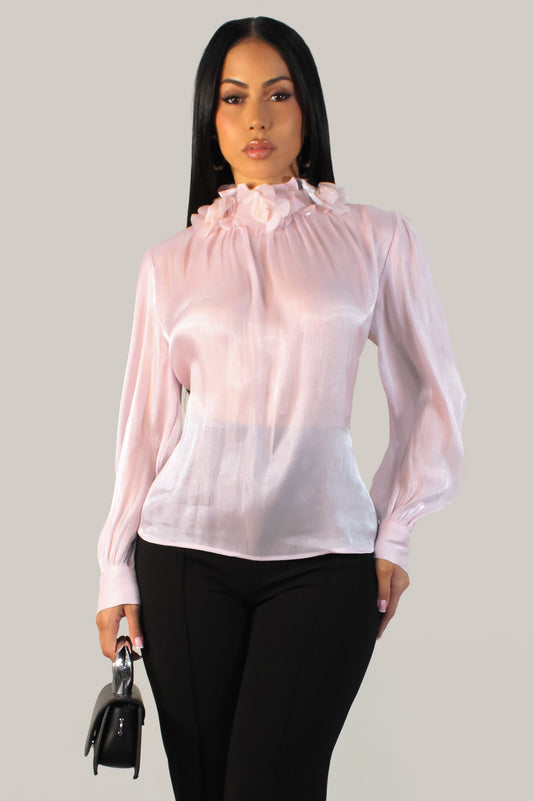 Elegant Posh Blouse- Pink