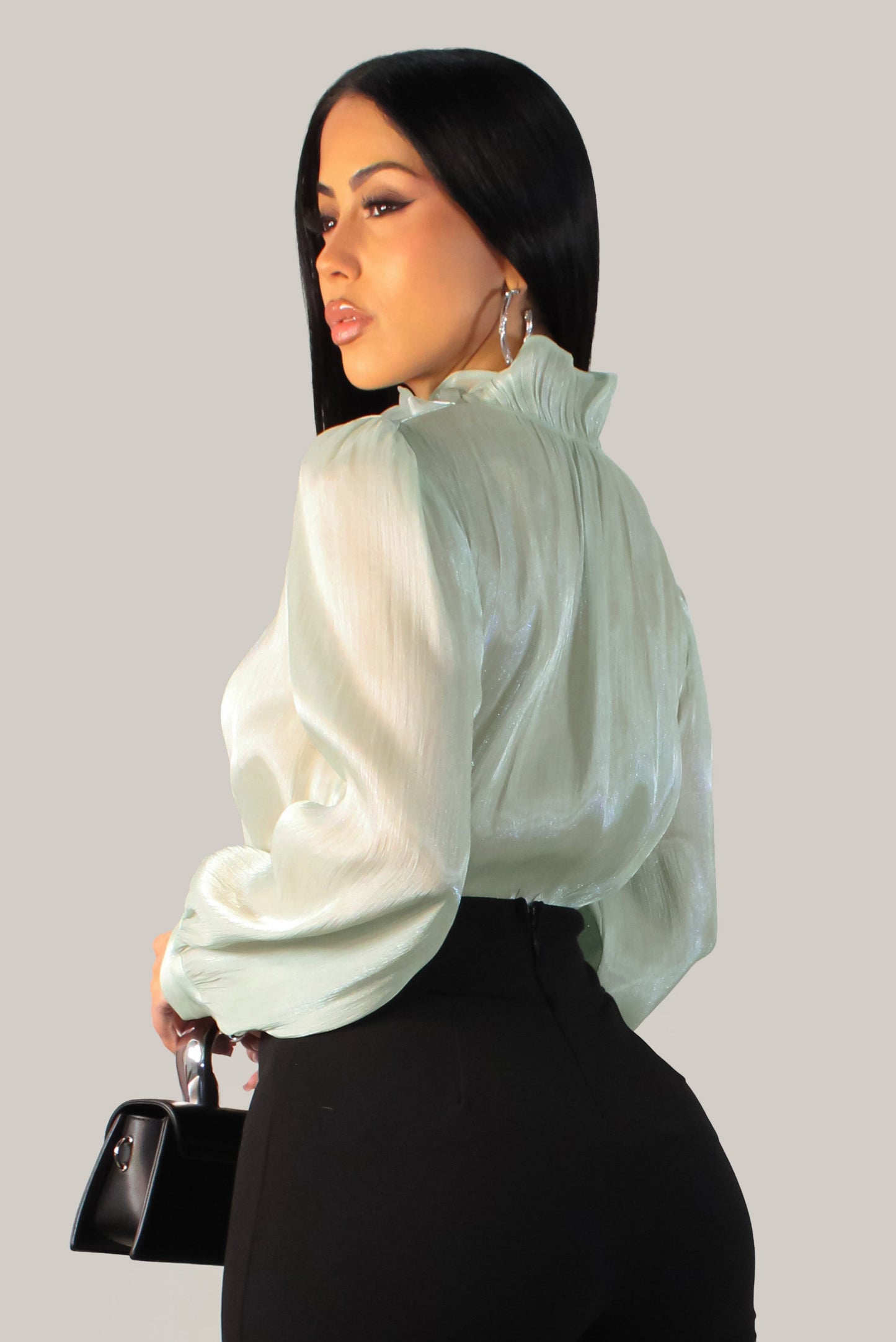 Elegant Posh Blouse- Green