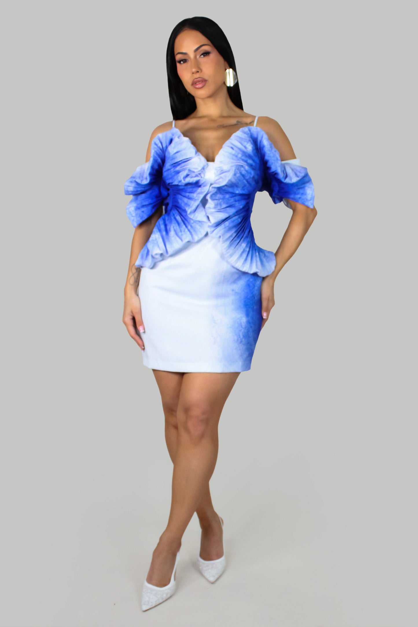 Best Wish Dress- Blue