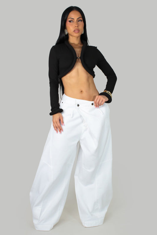 Baggy Obsession White Denim Pants