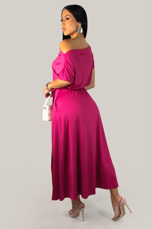 Flatter Me Fuchsia Dress