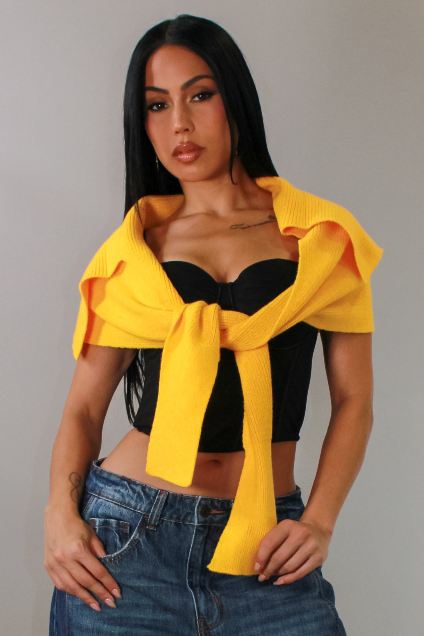 This Feeling Yellow Shawl