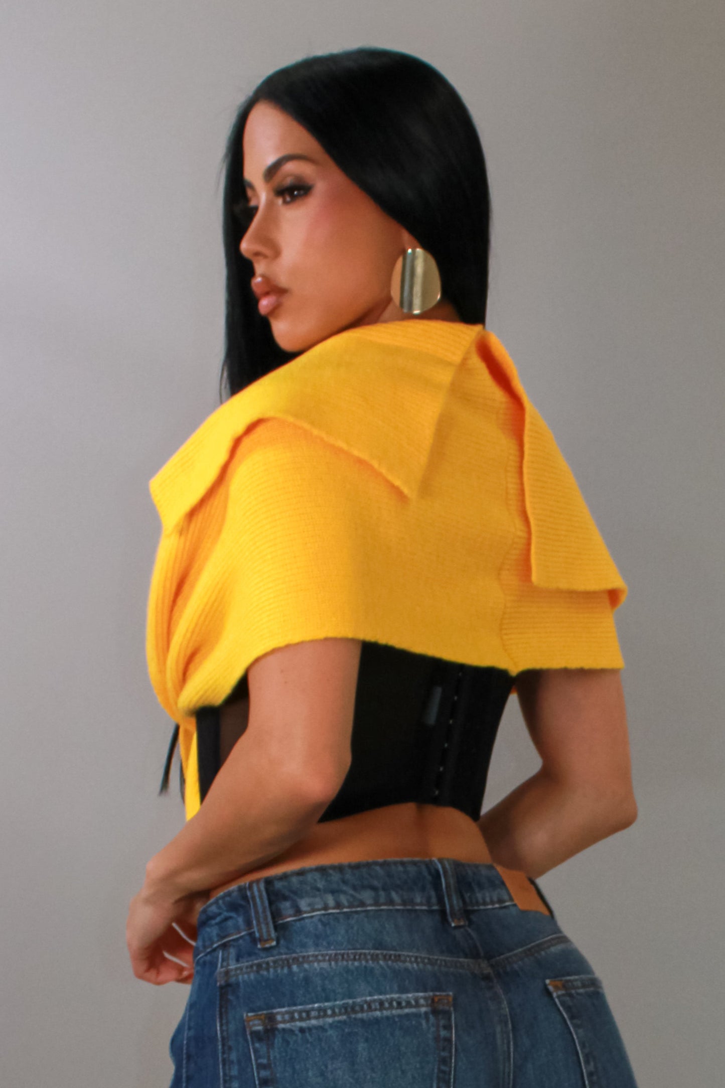 This Feeling Yellow Shawl