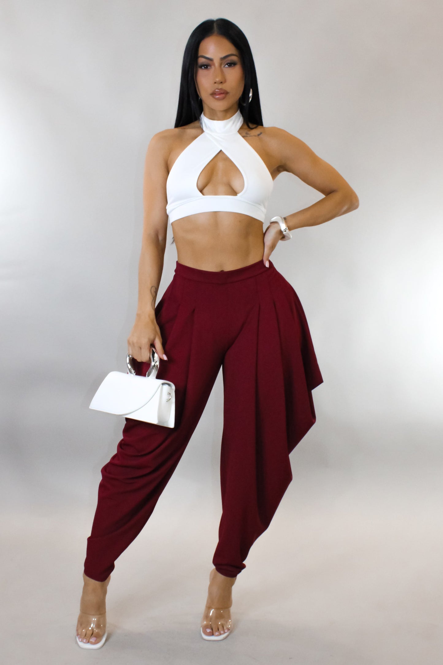 Crave More Haremish Pants- Red