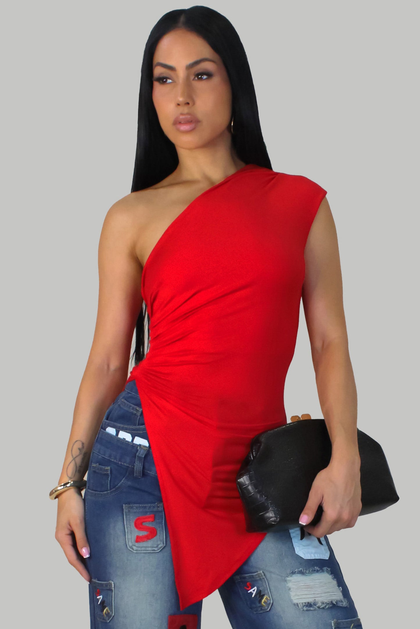 Valentina's Top- Red