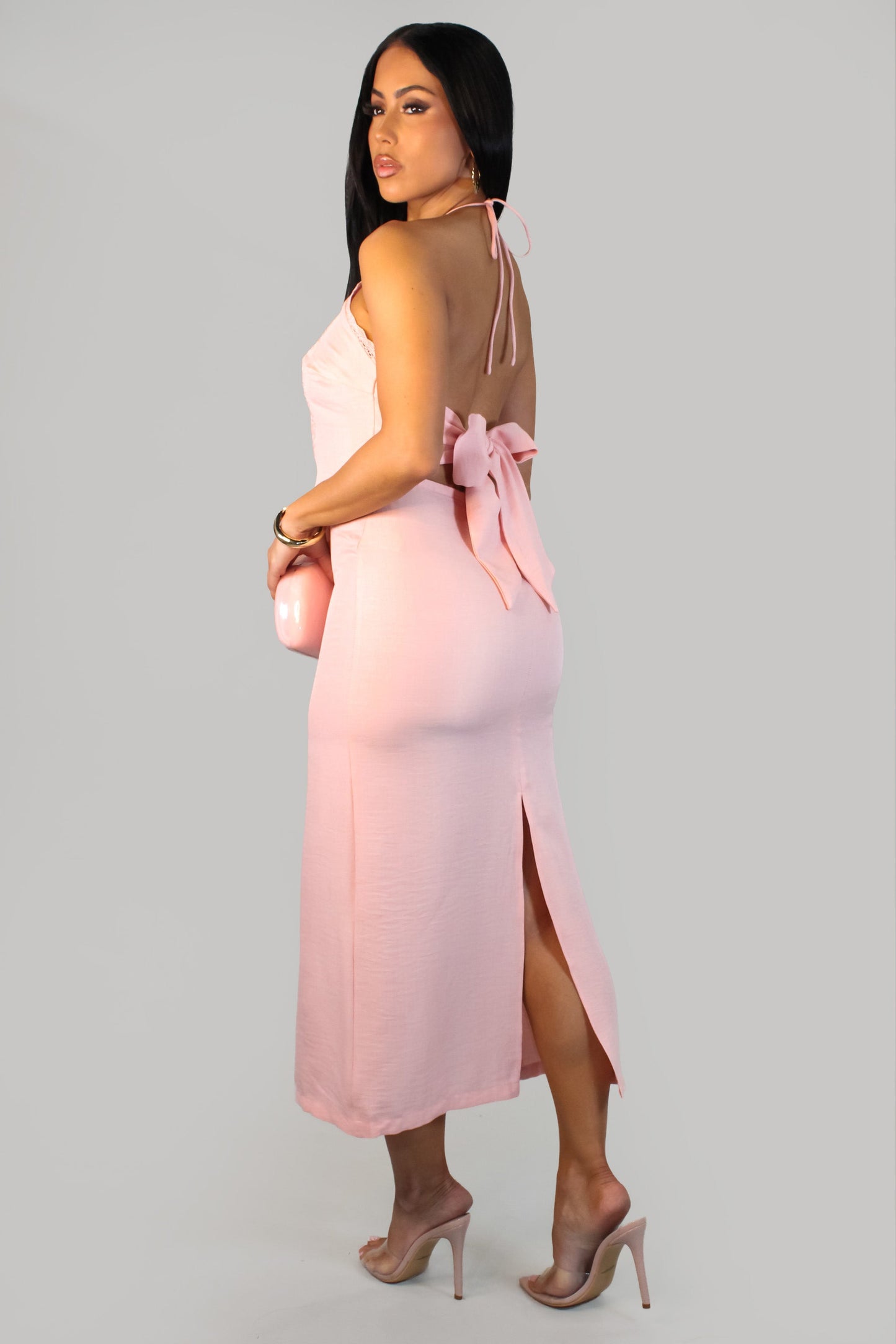 Graceful Muse Dress- Pink