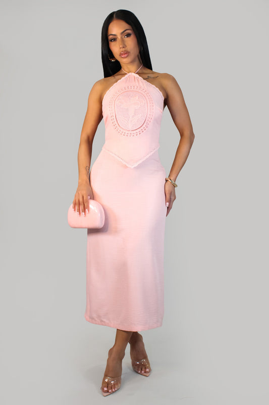 Graceful Muse Dress- Pink