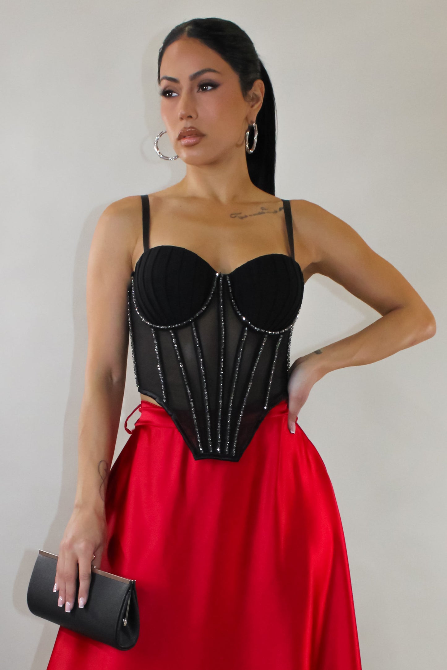 Bustier Top- Black