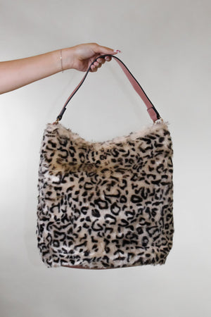 Hobo Fur Purse- Animal Print