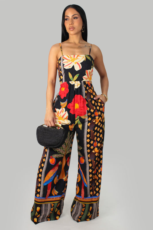 Parrots in the Amazon Jumpsuit