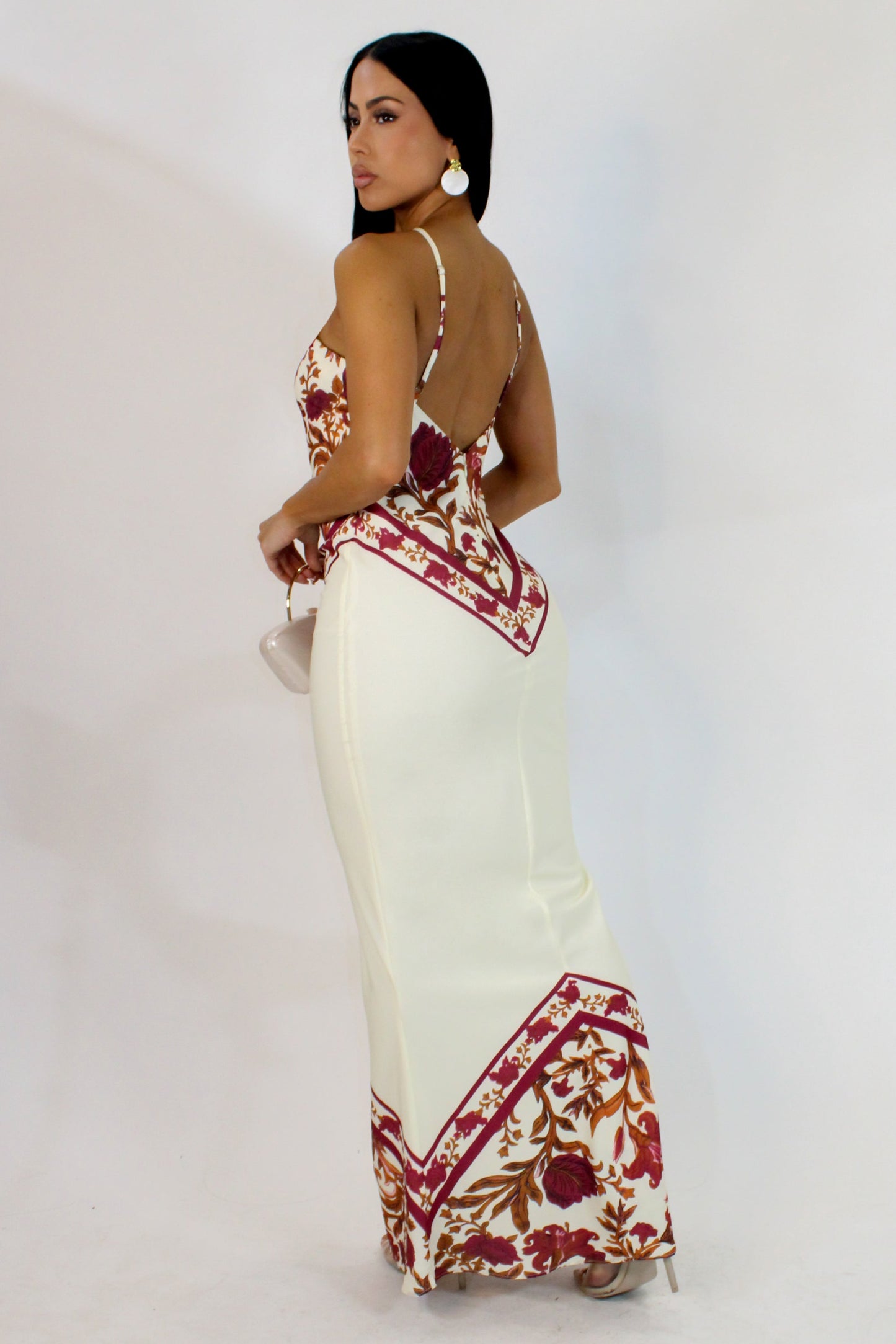 Scarza Maxi Dress- Beige