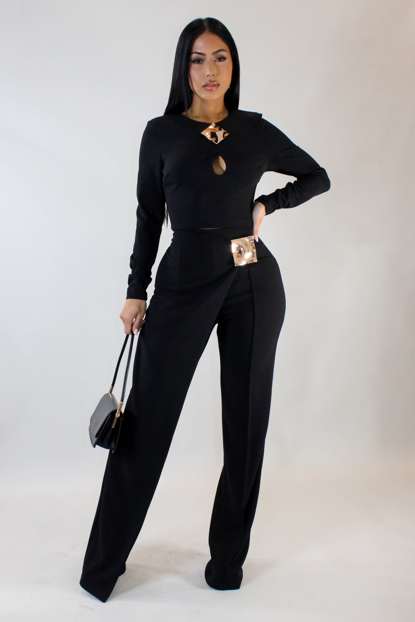 Cheers to You Jumpsuit- Black