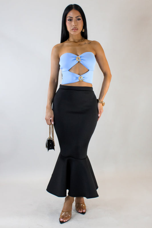 Mermaid Tail Skirt- Black