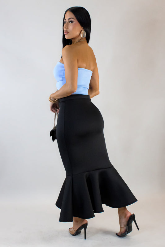 Mermaid Tail Skirt- Black
