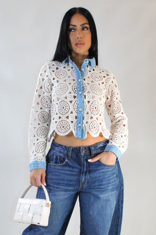 Crochet Cropped Top