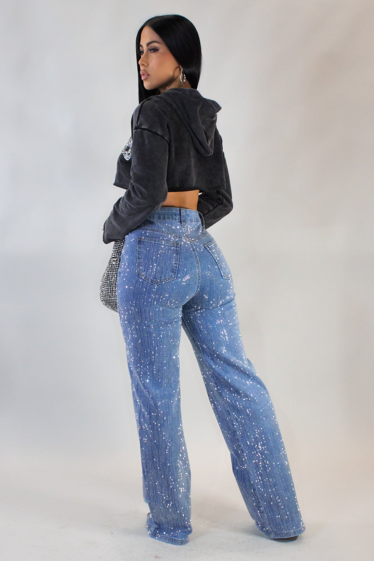 Shine On Denim Pants