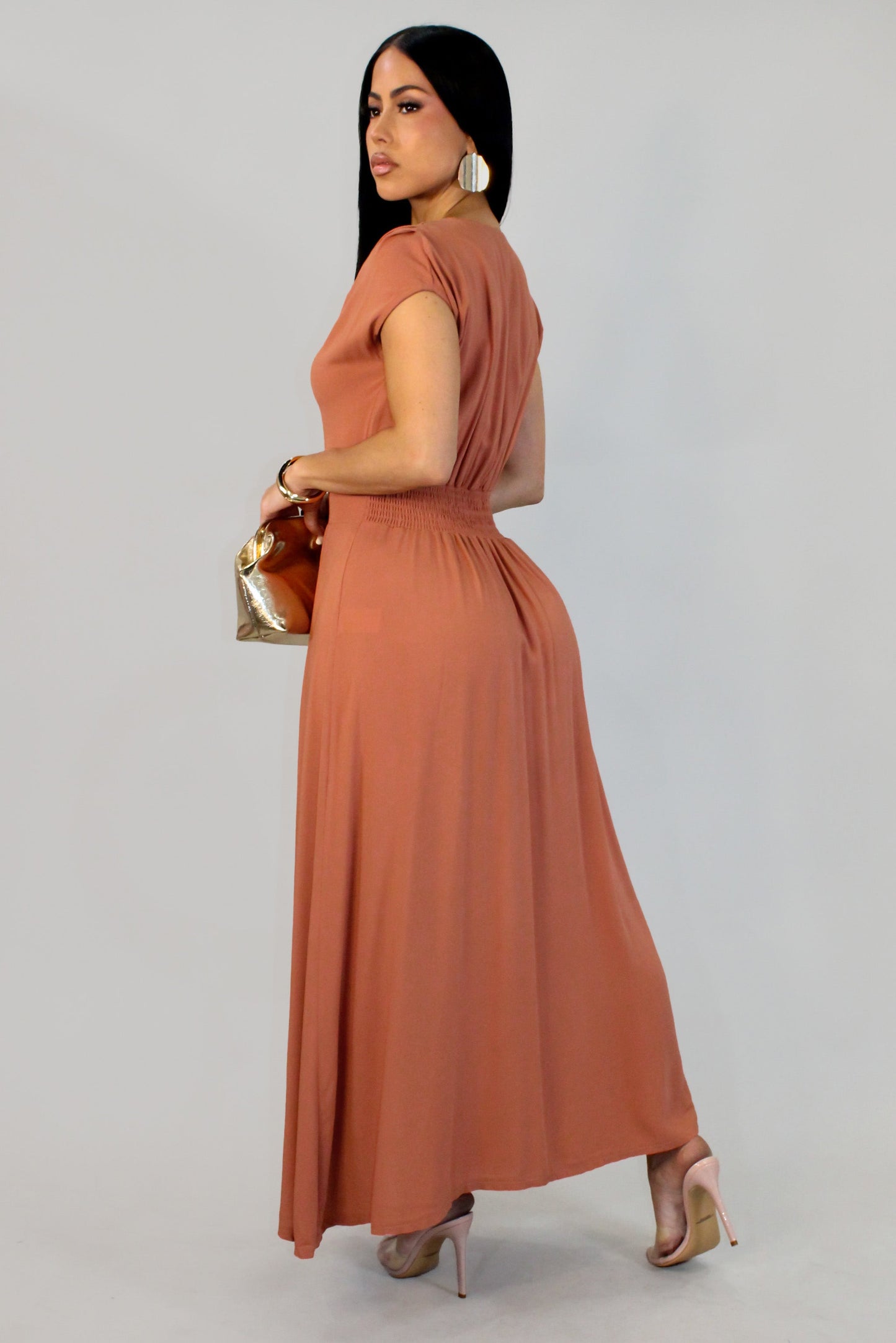 Alma's Dress- Coral